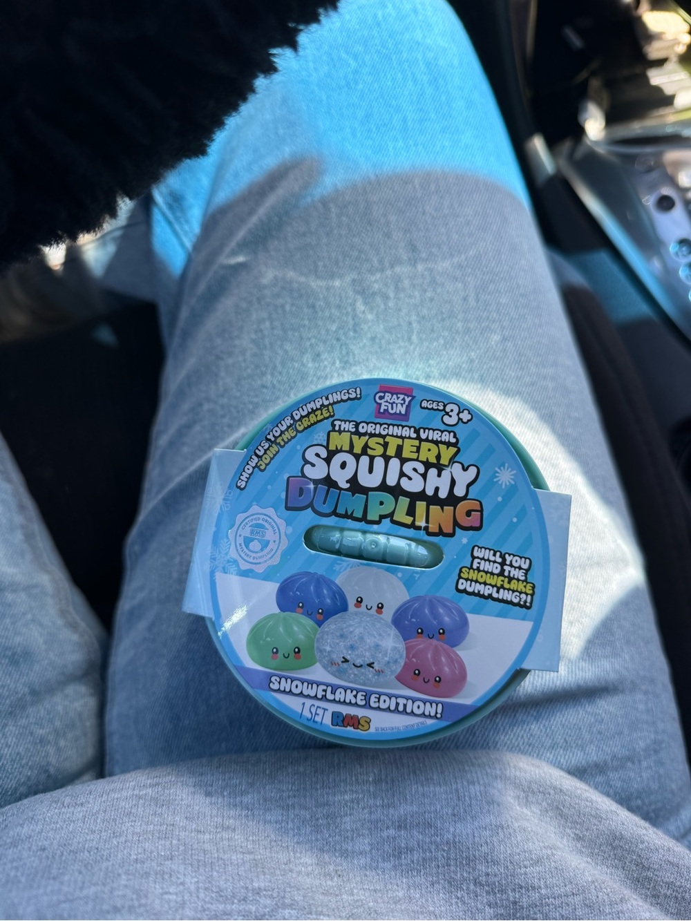 Snowflake Mystery Dumpling Squishy